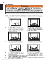 Preview for 40 page of Napoleon BGD36CFNTRE Installation And Operating Instructions Manual