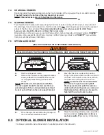 Preview for 41 page of Napoleon BGD36CFNTRE Installation And Operating Instructions Manual