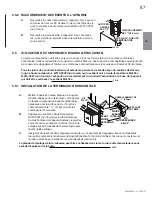 Preview for 87 page of Napoleon BGD36CFNTRE Installation And Operating Instructions Manual