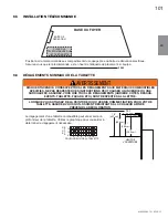 Preview for 101 page of Napoleon BGD36CFNTRE Installation And Operating Instructions Manual