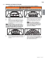 Preview for 105 page of Napoleon BGD36CFNTRE Installation And Operating Instructions Manual