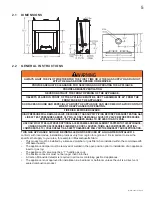 Preview for 5 page of Napoleon BGD90NT-E Installation And Operating Instructions Manual