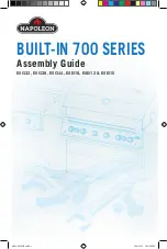 Napoleon BUILT-IN 700 Series Assembly Manual preview