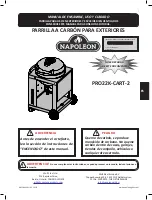 Предварительный просмотр 49 страницы Napoleon CARBON PRO CART Assembly, Use And Care Manual