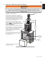 Предварительный просмотр 21 страницы Napoleon Castlemore GDS26N Installation And Operating Instructions Manual