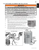 Предварительный просмотр 35 страницы Napoleon Castlemore GDS26N Installation And Operating Instructions Manual