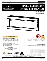 Napoleon CLEARion Elite NEFBD60HE Installation And Operation Manual preview