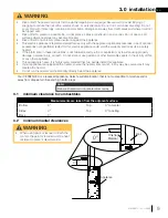 Предварительный просмотр 9 страницы Napoleon CONTINENTAL CEFB26H Installation And Operation Manual