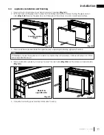 Предварительный просмотр 11 страницы Napoleon CONTINENTAL CEFB26H Installation And Operation Manual