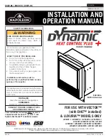 Napoleon DHCP-BK Installation And Operation Manual preview