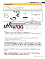 Preview for 3 page of Napoleon Dynamic Heat Control Installation Manual