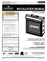 Napoleon Elevation E36NTE Installation Manual предпросмотр