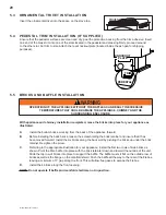 Preview for 20 page of Napoleon EPA 1400 Installation And Operating Instructions Manual