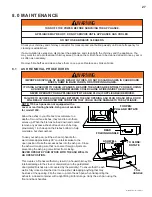 Preview for 27 page of Napoleon EPA 1400 Installation And Operating Instructions Manual