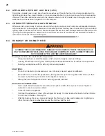 Preview for 28 page of Napoleon EPA 1400 Installation And Operating Instructions Manual