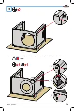 Предварительный просмотр 9 страницы Napoleon F365DSIB Assembly Manual