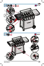 Предварительный просмотр 25 страницы Napoleon F365DSIB Assembly Manual