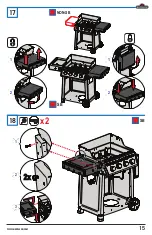 Preview for 15 page of Napoleon FREESTYLE F425SB Assembly Manual