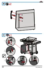 Preview for 22 page of Napoleon FREESTYLE F425SB Assembly Manual