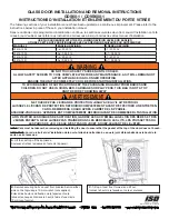 Napoleon GDS60-1 Installation And Removal Instructions предпросмотр