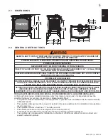 Preview for 5 page of Napoleon GDS60-1N Installation And Operating Instructions Manual