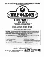 Napoleon GI 3600-N Installation And Operation Instructions Manual preview