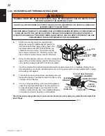 Preview for 22 page of Napoleon GS 50 - N Installation And Operating Instructions Manual