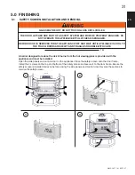 Preview for 31 page of Napoleon GS 50 - N Installation And Operating Instructions Manual