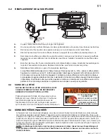 Preview for 91 page of Napoleon GS 50 - N Installation And Operating Instructions Manual