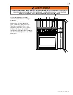 Предварительный просмотр 33 страницы Napoleon GSS36N Installation And Operating Instructions Manual