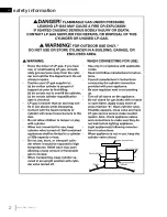 Preview for 2 page of Napoleon GSS42CFN Installation And Operation Manual