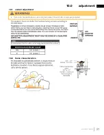 Preview for 21 page of Napoleon GSS42CFN Installation And Operation Manual