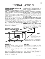 Preview for 5 page of Napoleon GVF30 Installation And Operation Instructions Manual