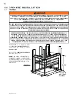 Предварительный просмотр 14 страницы Napoleon GVF40P Installation And Operating Instructions Manual