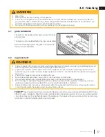 Preview for 17 page of Napoleon GVF42-1N Installation And Operation Manual