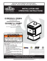 Napoleon Haliburton GDS28P Installation And Operating Instructions Manual preview