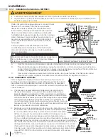 Preview for 74 page of Napoleon Havelock GDS50-1NE Installation And Operation Manual