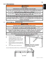 Preview for 33 page of Napoleon HD4N Installation And Operating Instructions Manual