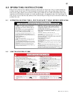 Preview for 41 page of Napoleon HD4N Installation And Operating Instructions Manual