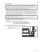 Предварительный просмотр 21 страницы Napoleon HDX40NT-1 Installation And Operating Instructions Manual