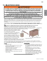 Preview for 99 page of Napoleon high country nz3000h Installation And Operating Instructions Manual