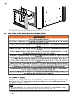 Preview for 14 page of Napoleon HMF100 Installation And Operating Instructions Manual