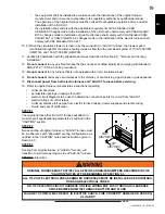 Предварительный просмотр 19 страницы Napoleon HMF150 Installation And Operating Instruction