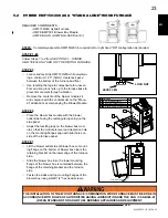 Предварительный просмотр 23 страницы Napoleon HMF150 Installation And Operating Instruction