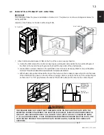 Preview for 13 page of Napoleon HYBRID 150 Installation And Operating Instructions Manual