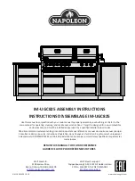 Napoleon IM-UGC825 Assembly Instructions Manual предпросмотр