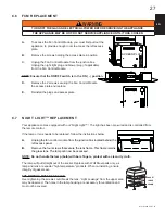 Предварительный просмотр 27 страницы Napoleon IR3GN Installation And Operating Instructions Manual