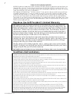 Предварительный просмотр 3 страницы Napoleon LA300RB Instructions For Use Manual
