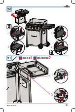 Preview for 21 page of Napoleon LEGEND LD365 Assembly Manual