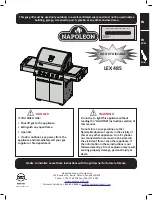 Napoleon LEX 485 Instructions Manual preview